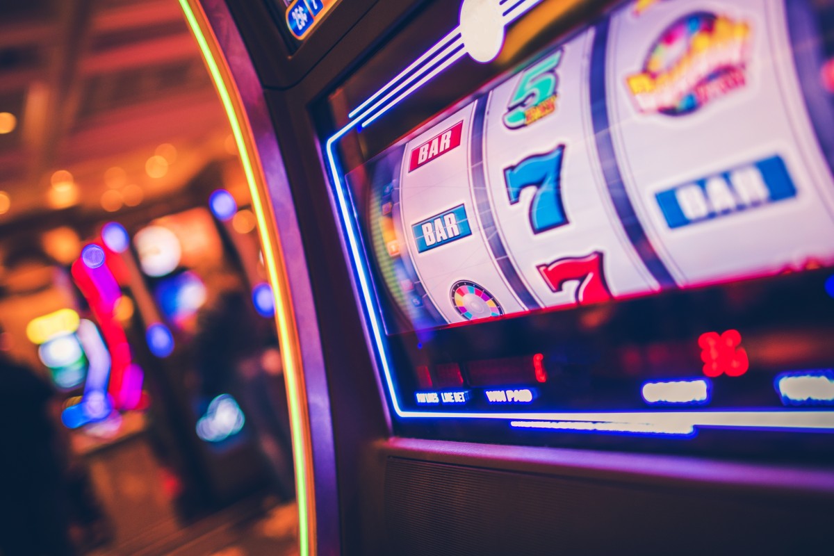 Slot machine screen
