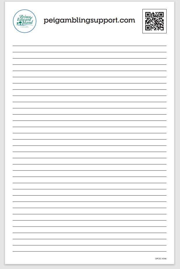 Lined Note Pad