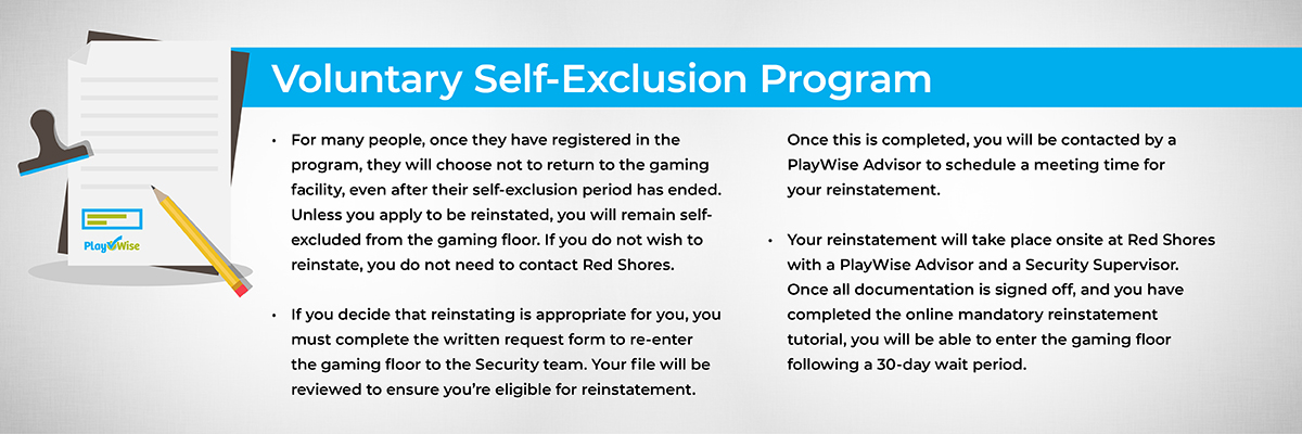 Self Exclusion